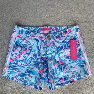 Lilly Pulitzer Size 4 Callahan Shorts in Breakwater Tint Party Wave